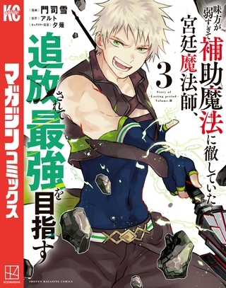 【期間限定　無料お試し版】味方が弱すぎて補助魔法に徹していた宮廷魔法師、追放されて最強を目指す（３）