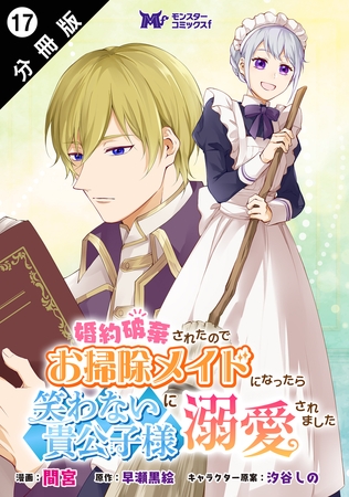 婚約破棄されたのでお掃除メイドになったら笑わない貴公子様に溺愛されました（コミック） 分冊版 ： 17