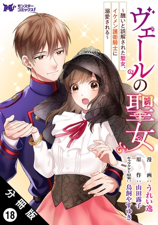 ヴェールの聖女 ～醜いと誤解された聖女、イケメン護衛騎士に溺愛される～（コミック） 分冊版 ： 18