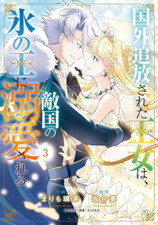 国外追放された王女は、敵国の氷の王に溺愛される　３