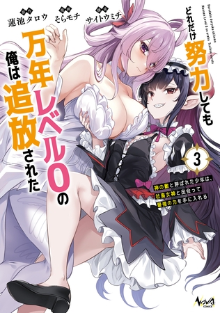 どれだけ努力しても万年レベル０の俺は追放された～神の敵と呼ばれた少年は、社畜女神と出会って最強の力を手に入れる～（ノヴァコミックス）３