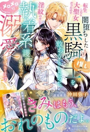 【期間限定　試し読み増量版】転生したら大聖女だったので闇堕ちした黒騎士（推し）を救おうとしたのに、淫紋のせいで執着系護衛になってメロメロに溺愛してきます【電子限定SS付き】